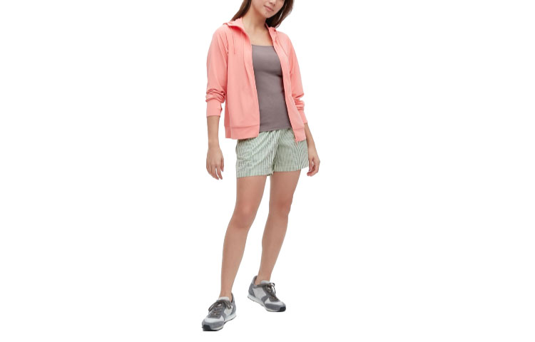 UNIQLO Casual Shorts Women's Green Moderate