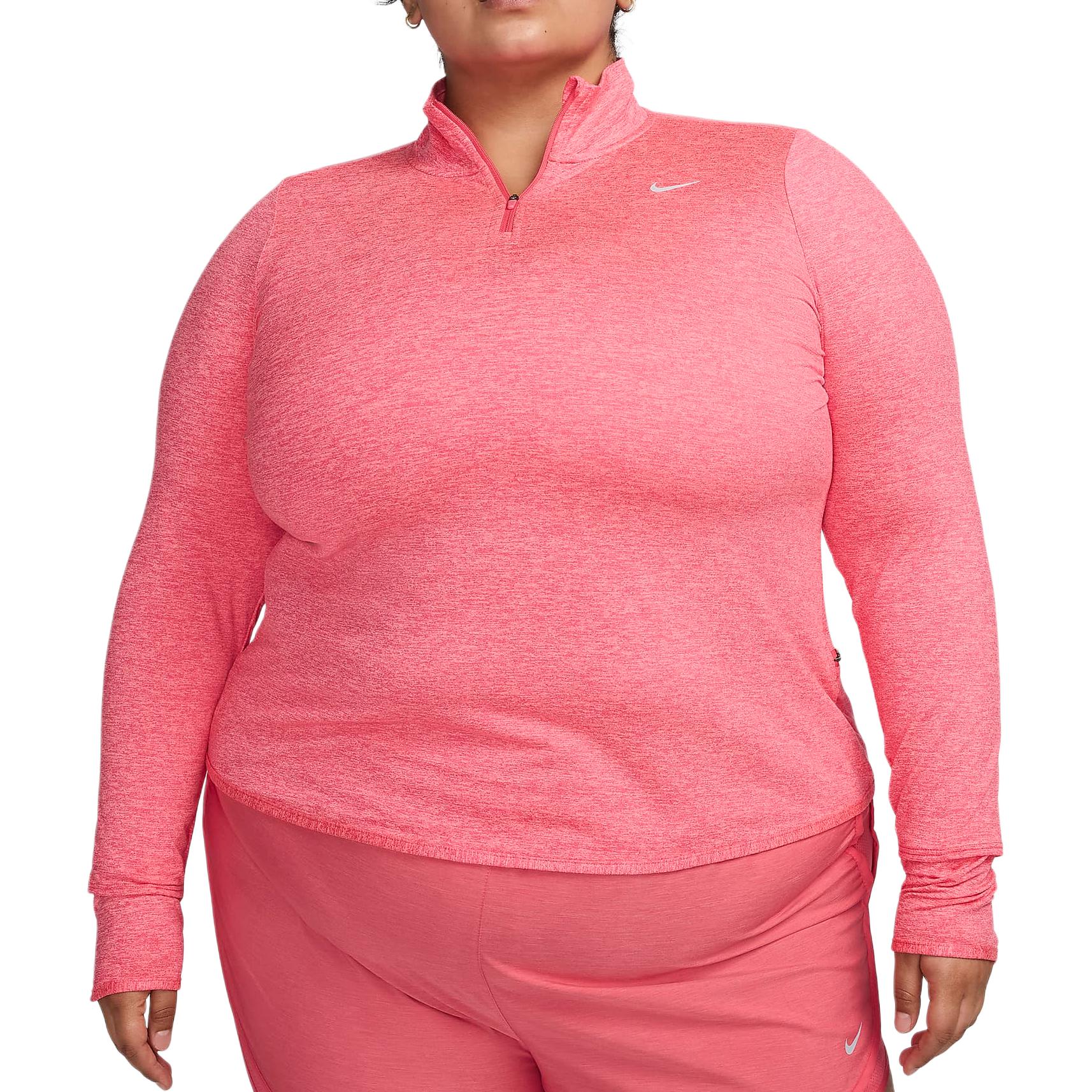 Nike Dri-FIT Swift Element Uv Women's 1/4-Zip Running Top Plus Size