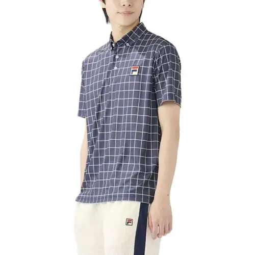 FILA Shirts Men's Navy Moderate