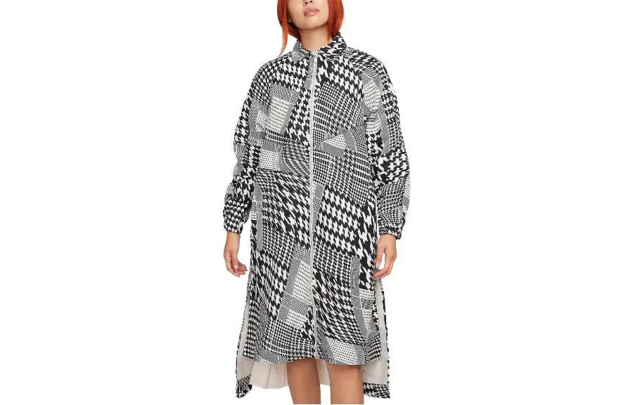 Nike Trench Coats Women's Black Lapel Moderate Other