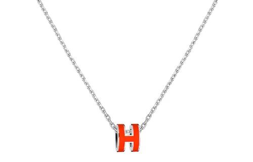 HERMES POP H Metal Necklaces Women's