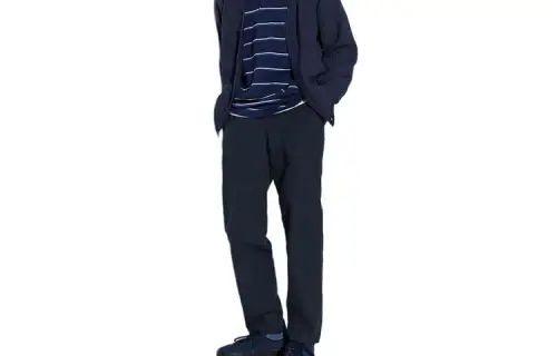 UNIQLO Casual Pants Unisex Navy Blue