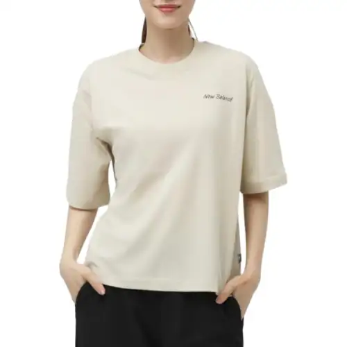 New Balance T Shirt Women's Ivory