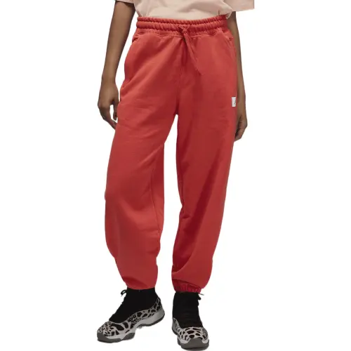 Jordan Flight Casual Pants Women's Red Moderate Cuffed Pants
