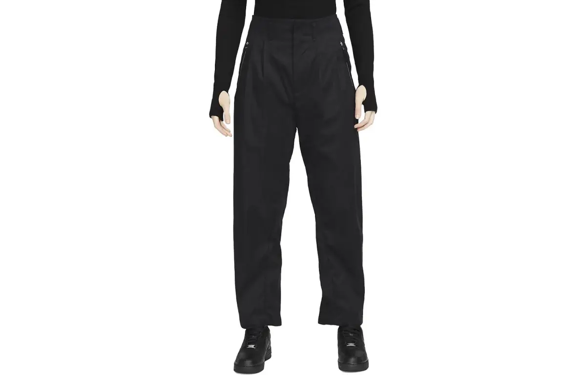 Nike Casual Pants Women's Black Moderate Straight Fit Pants
