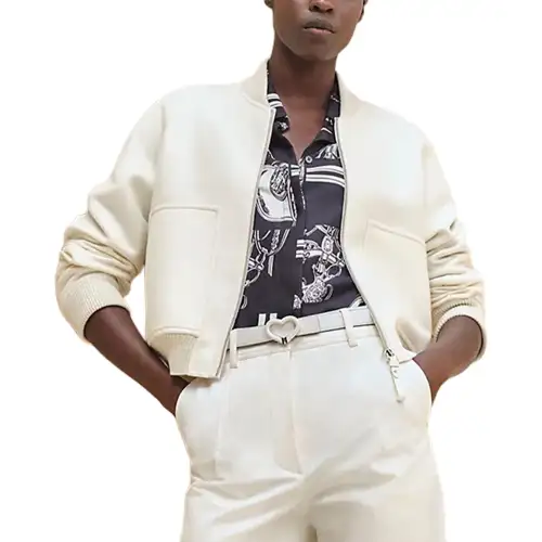 HERMES Jackets & Coats Women's Beige