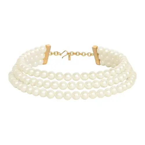 CELINE Les Perles CELINE Necklace In Resin Pearls Brass With Gold Finish And Steel
