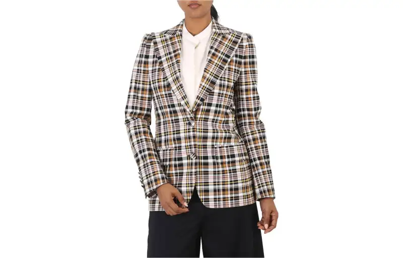 Burberry Business Suit Coat Women's Multicolor