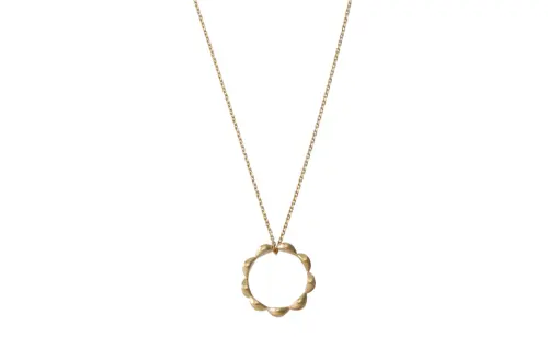 Maison Margiela Silver Necklaces Unisex Gold