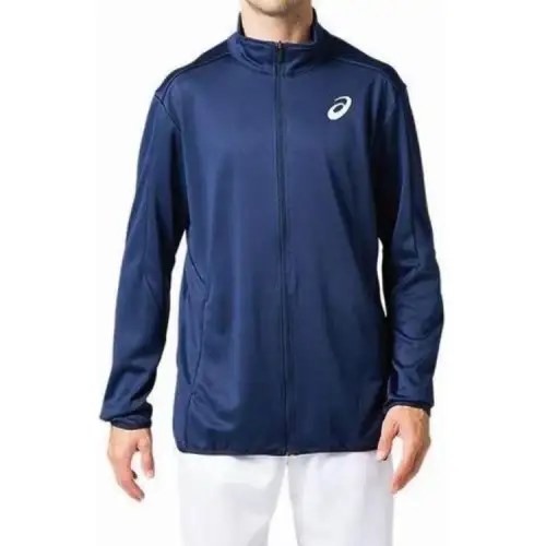 ASICS Jackets Men's Navy Stand Collar Moderate Other