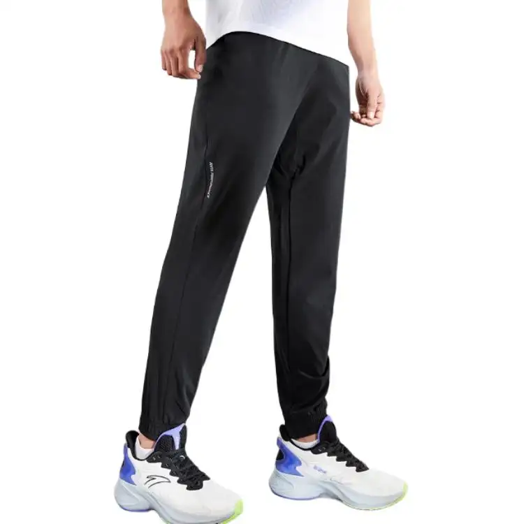 Anta Knitted Sweatpants Men's Basic Black
