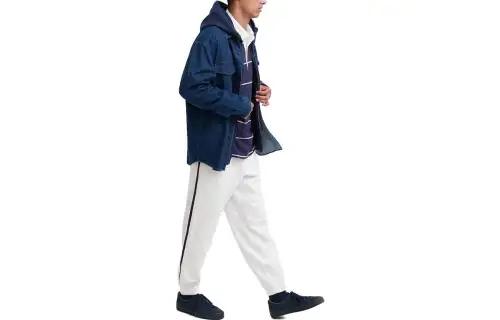 UNIQLO Casual Pants Unisex Light Gray Moderate Straight Fit Pants