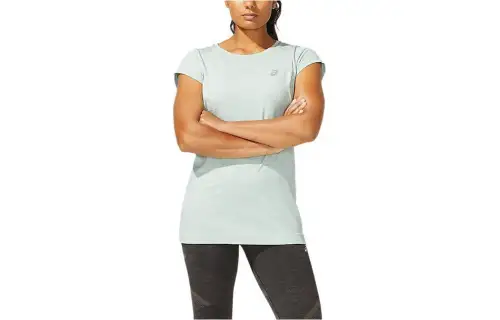Asics Race Seamless Short Sleeve Top T Shirt Women's Gray