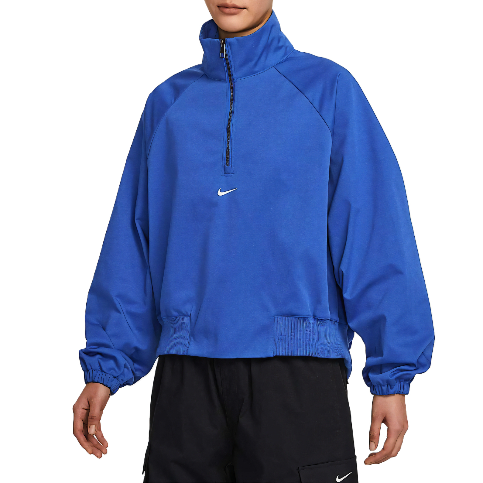 Женская куртка Nike Sportswear SS25 (сине-белая)