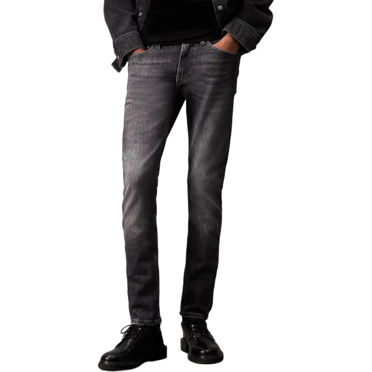 CALVIN KLEIN Jeans Europe Version Men's Gray