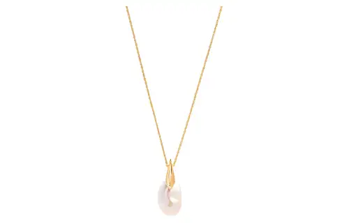 Bottega Veneta Embellished Pendant Necklace