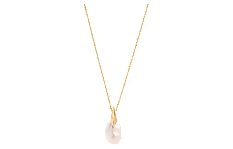 Bottega Veneta Embellished Pendant Necklace