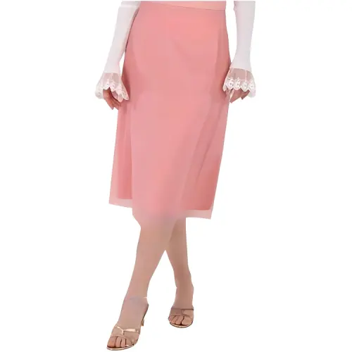 Burberry Casual Long Skirt Women's Pink