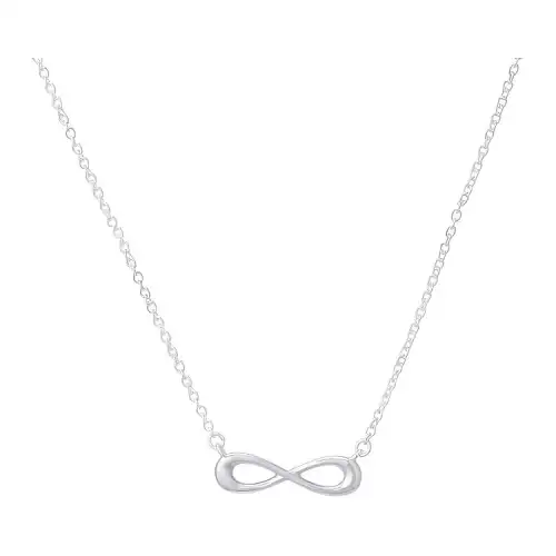TIFFANY & CO. Infinity Series 925 Sterling Silver Necklaces Women's Silver