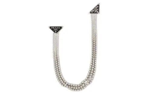 PRADA Necklaces Women's Silver