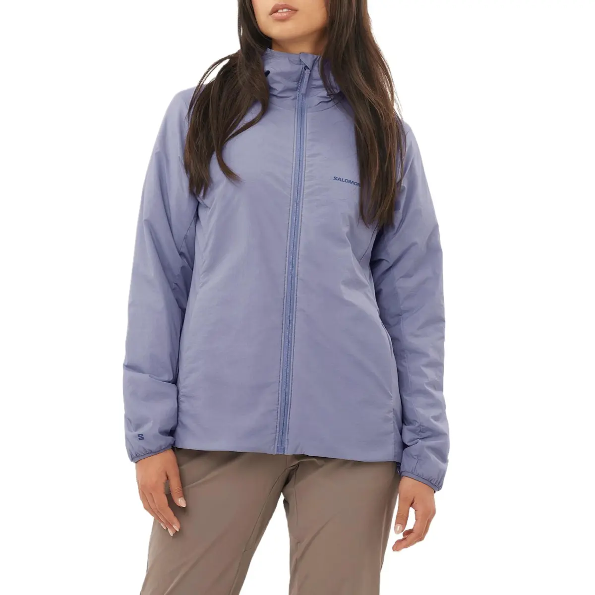 SALOMON Mountain Puffer Jacket Women's Blue Granite