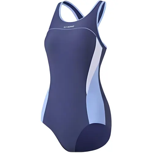 Li Ning One piece Swimsuit Women's Classic Blue