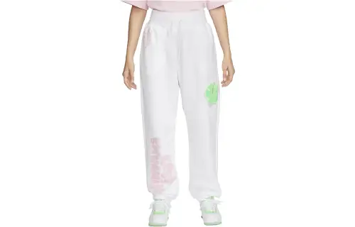 Nike Sportswear Phoenix Fleece X Doernbecher Freestyle 'Sydney' Knitted Sweatpants Women's White