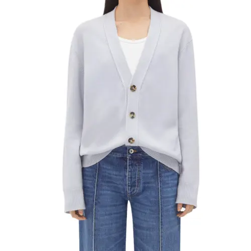 Bottega Veneta Patch Embellished Relaxed Fit Cardigan