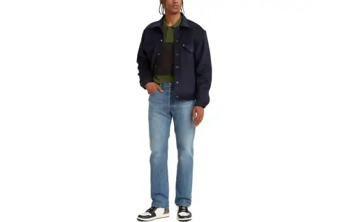 Levis Jeans Men's Blue Moderate Straight Fit Pants