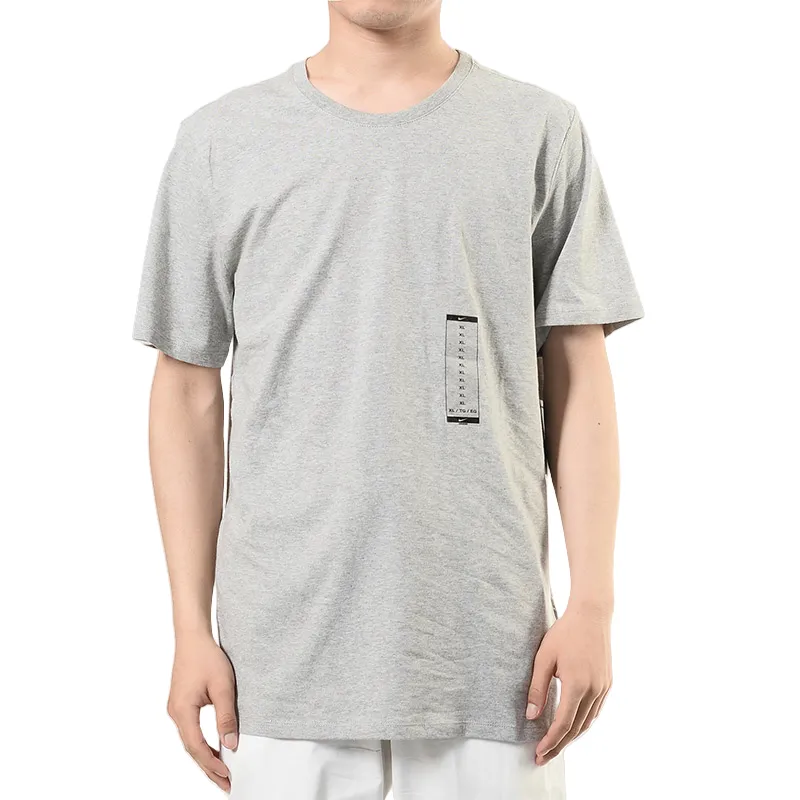 Nike T-Shirts Men's Gray Crew Neck Moderate