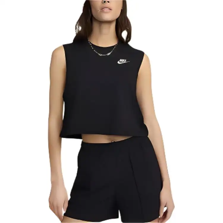 Nike Sleeveless Sports Shirts Women's Black Other