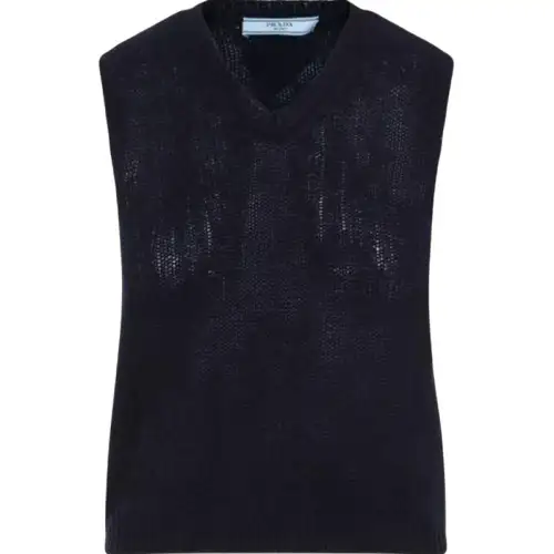 Prada V-Neck Knitted Vest