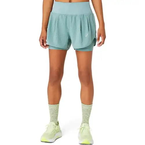 ASICS ROAD 2 N 1 3.5IN SHORT Casual Shorts Women's Celadon