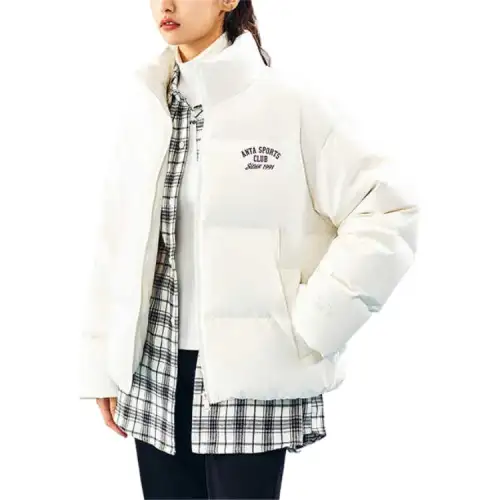 Anta Sports Life Collection Down Jacket Women's Ivory White