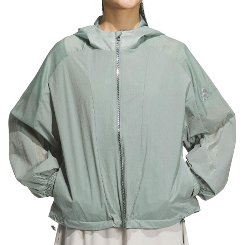 Женская куртка adidas MODERN TECH WOVEN (серебристая)