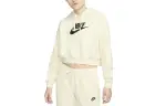 Nike Sweatshirts Women's Ecru Hooded Moderate Regular