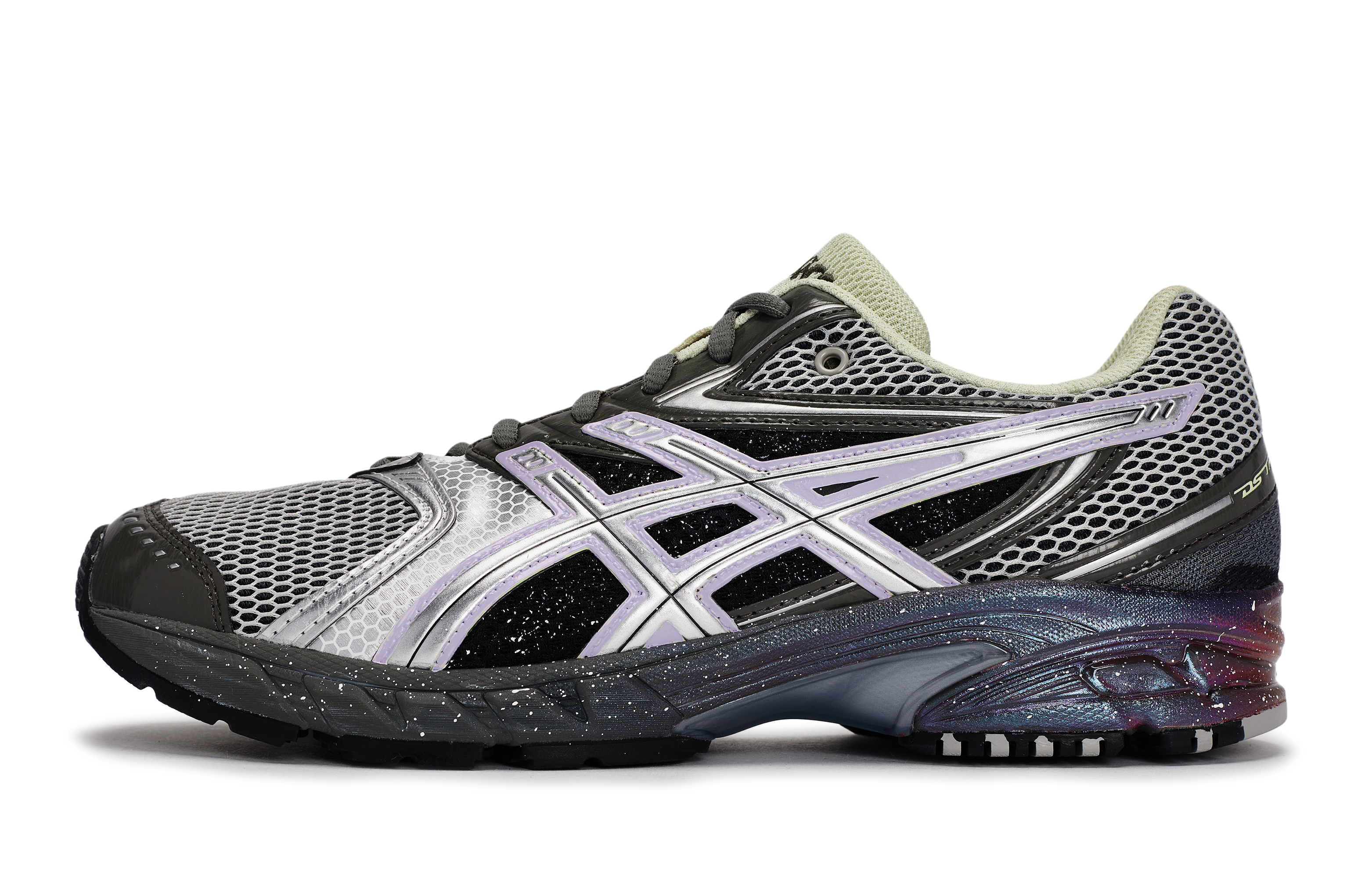 Asics GEL DS TRAINER 14 Abrasion Resistant Low top Running Shoes Unisex Black Gray Silver Blue Purple