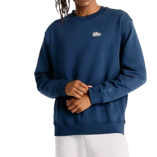 New Balance NB Athletics Sweatshirt Men's Marine Blue