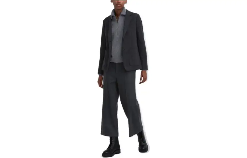 UNIQLO X Clare Waight Keller Business Suits Women's Dark Gray Suit Collar Moderate Other