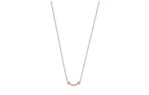 TIFFANY & CO. 18K Rose Gold Necklaces Women's