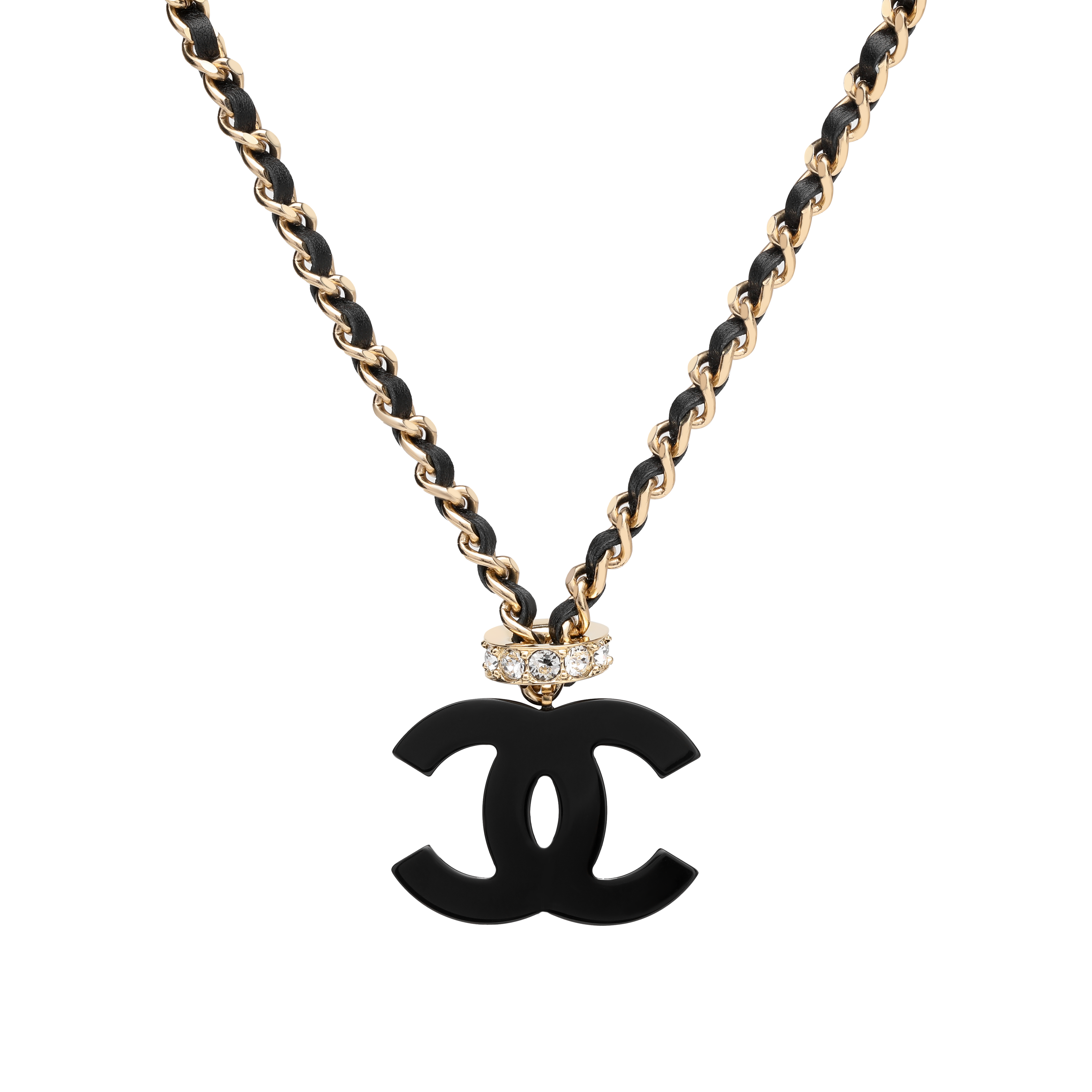 Женская подвеска Chanel (золотая) — фото 4