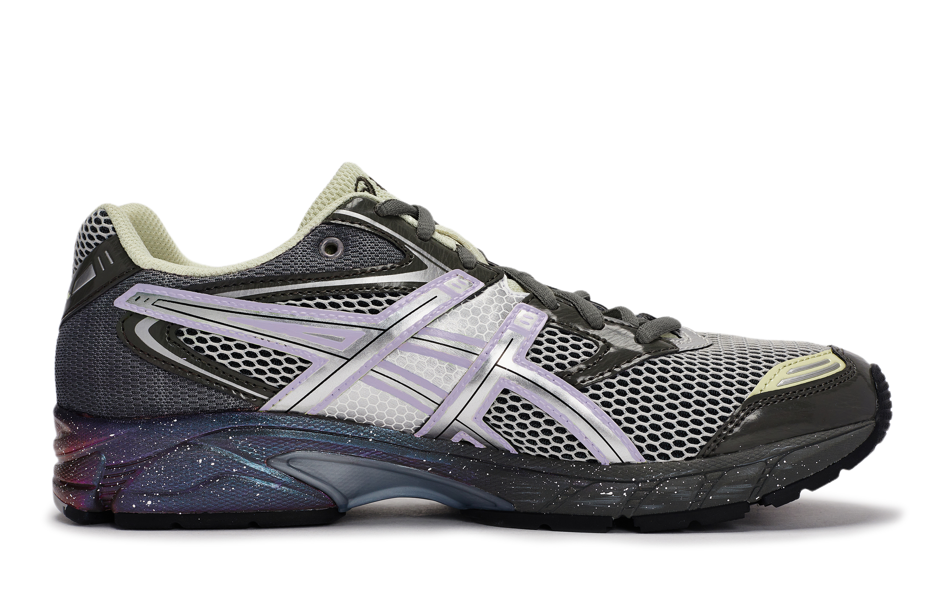 Asics GEL DS TRAINER 14 Abrasion Resistant Low top Running Shoes Unisex Black Gray Silver Blue Purple