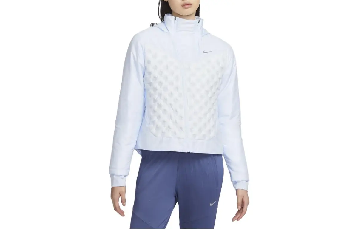 Nike Down Jackets Women's Blue Hooded Moderate Other