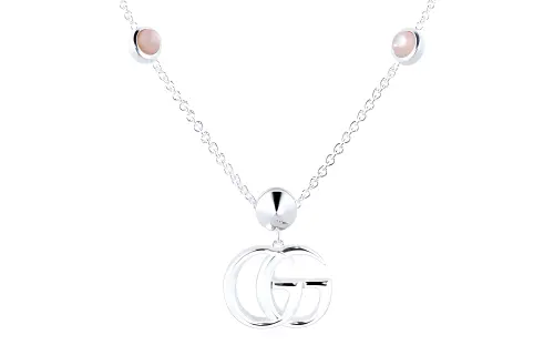 GUCCI GG Marmont Silver Necklaces Women's Silver