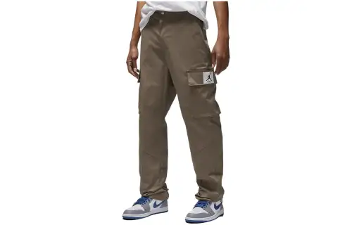 Jordan ESSENTIALS Casual Pants Men's Coffee Moderate Straight Fit Pants