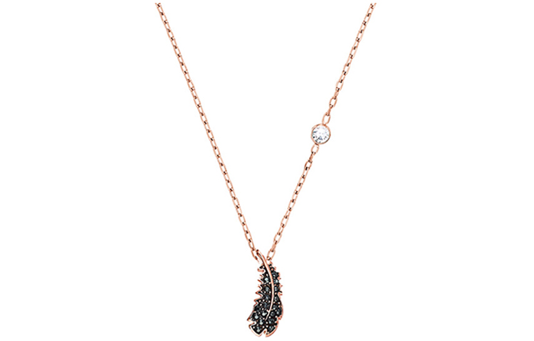 Женское necklace Swarovski (розовое золото)