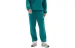 New Balance Knitted Sweatpants Unisex Green Moderate Cuffed Pants