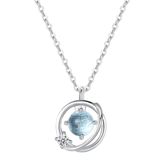 LISM 925 Sterling Silver Necklaces Women's