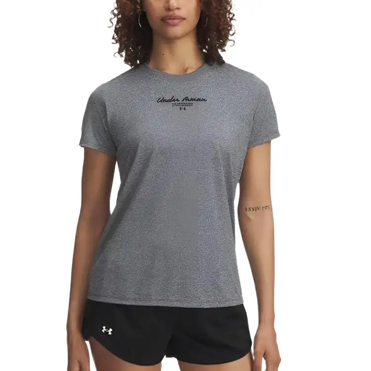 Under Armour Script Regular T Shirt Women's
