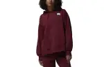 Jordan Sweatshirts Women's Burgundy Hooded Moderate Regular